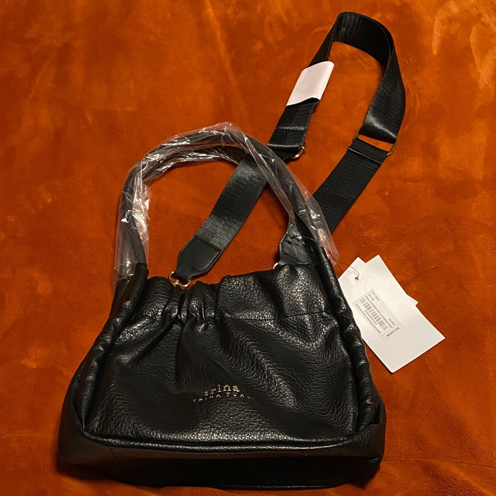 Trina Turk Black vegan leather Shoulder Bag